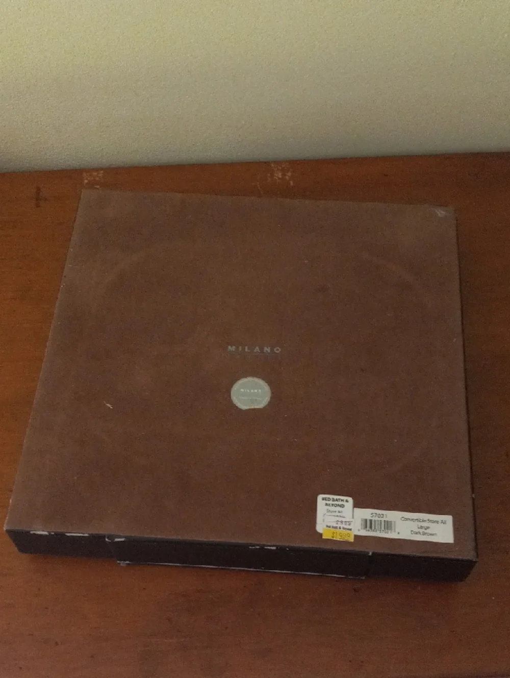 Brown Leather Valet Tray, Catchall Organizer, and Manicure Set